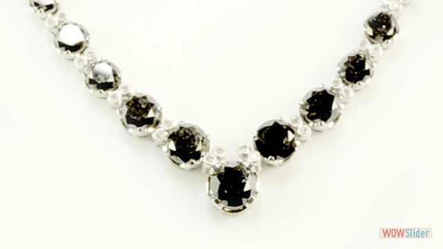 BLACK DIAMOND NECKLACE