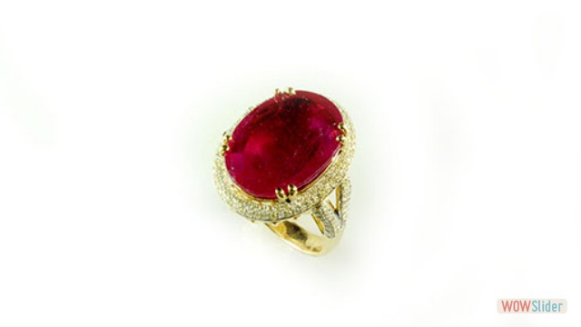 RUBY AND DIAMOND RING