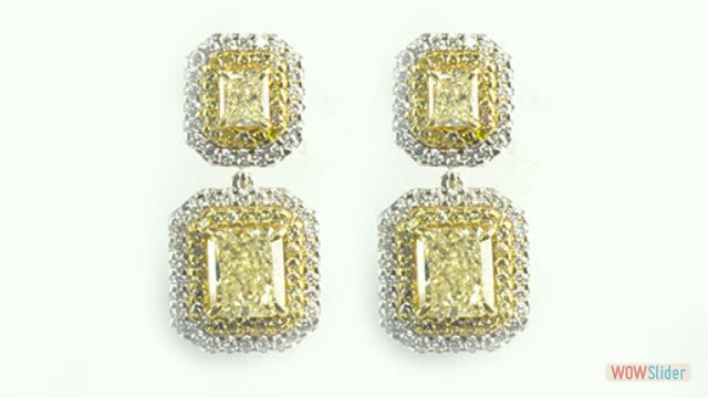 YELLOW DIAMOND EARRINGS