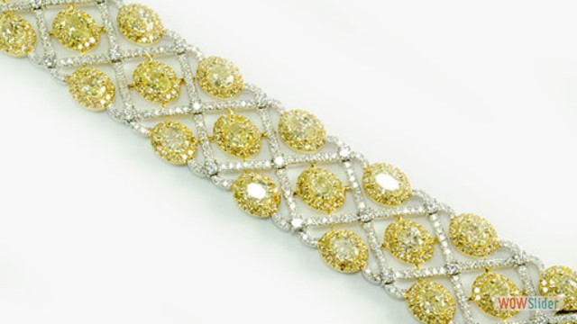 YELLOW DIAMOND BRACELET